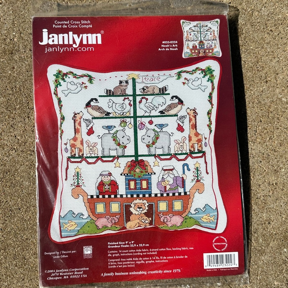 NWT Noah’s Ark Cross Stitch kit